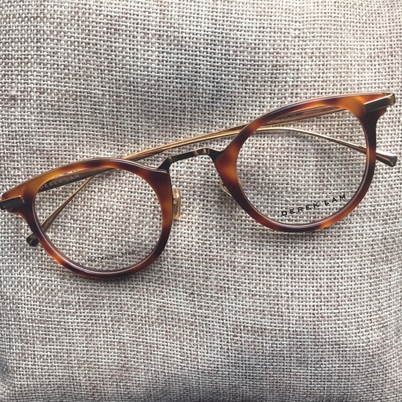 Derek Lam Gold Tortoise Glasses 281 Japan Japanese - Picture 2 of 7